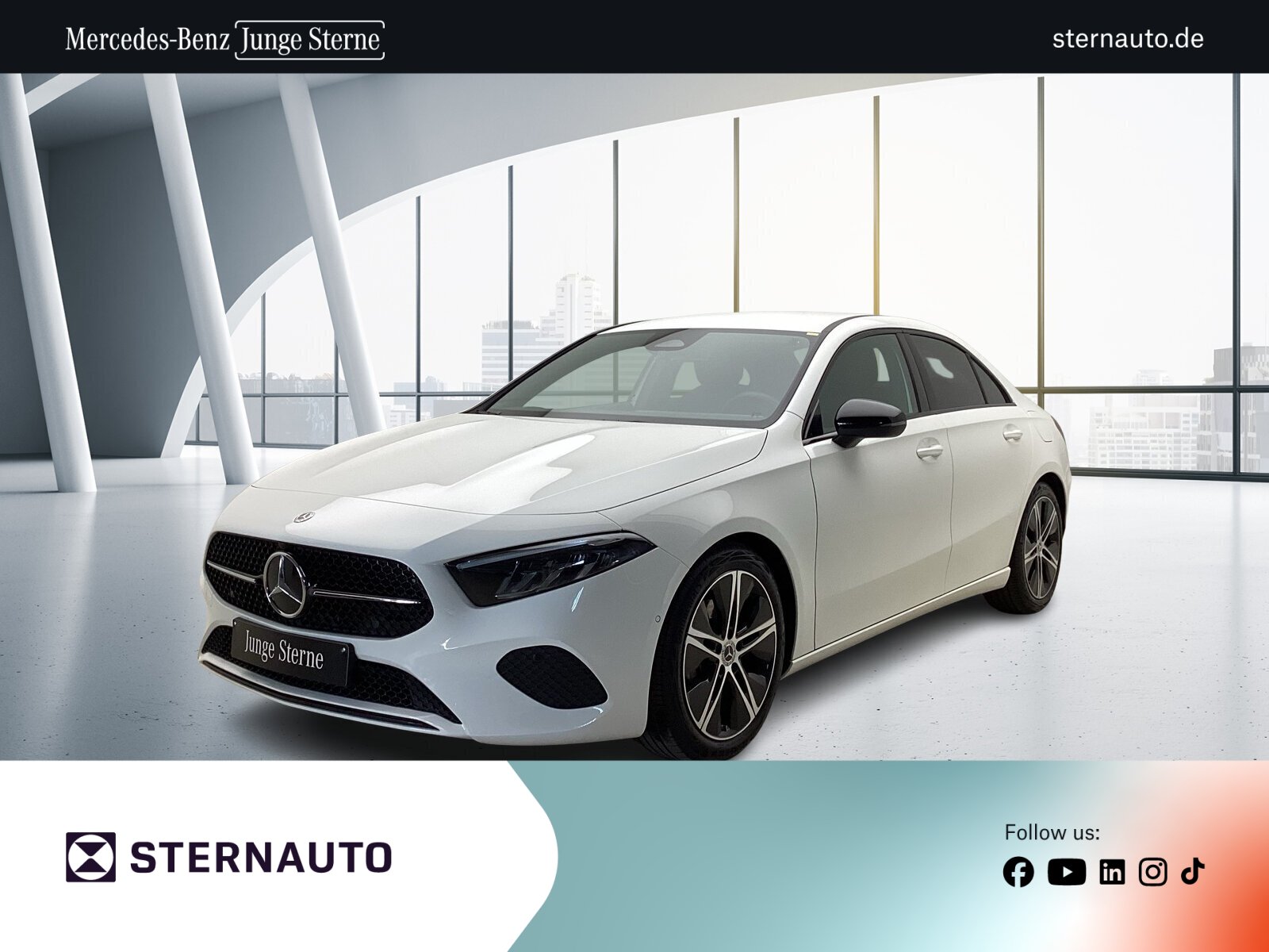Mercedes-Benz A 180d Limo Prog Standh RüCam Night AHK Distr