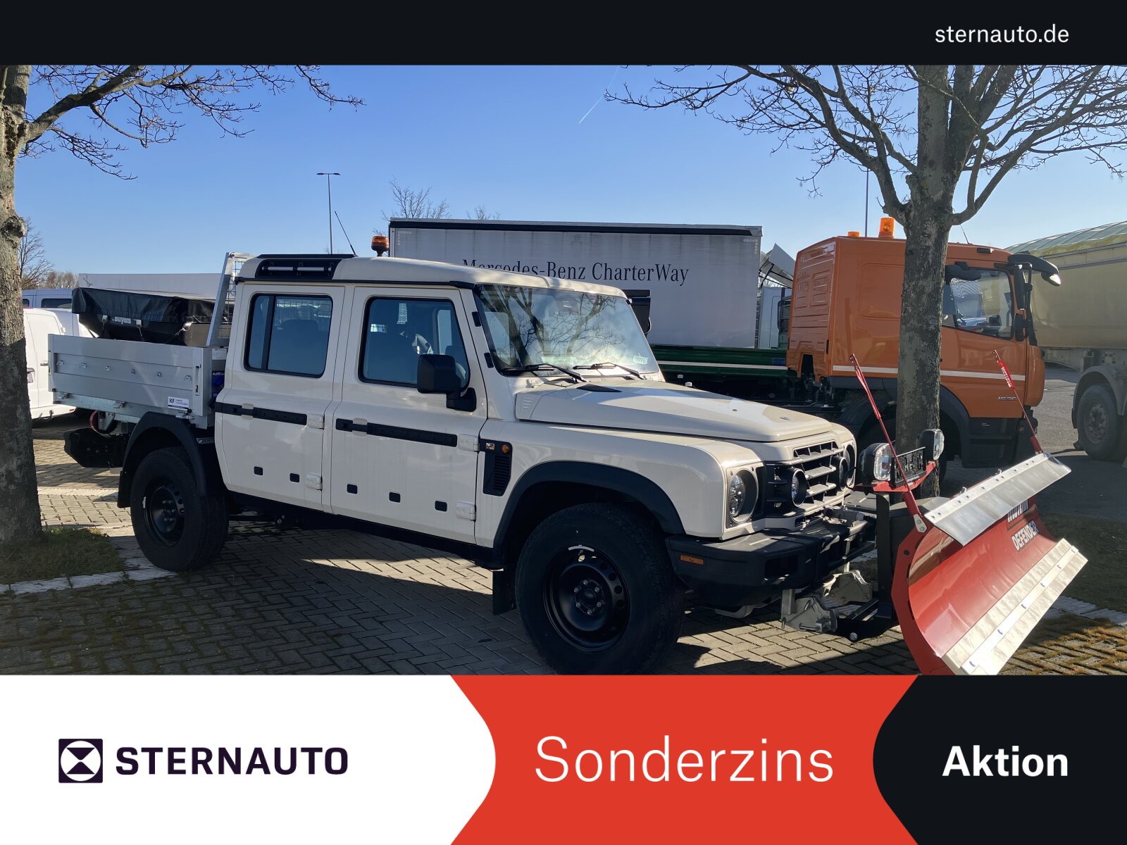 Ineos Grenadier Utility Wagon Winterräumfahrzeug 