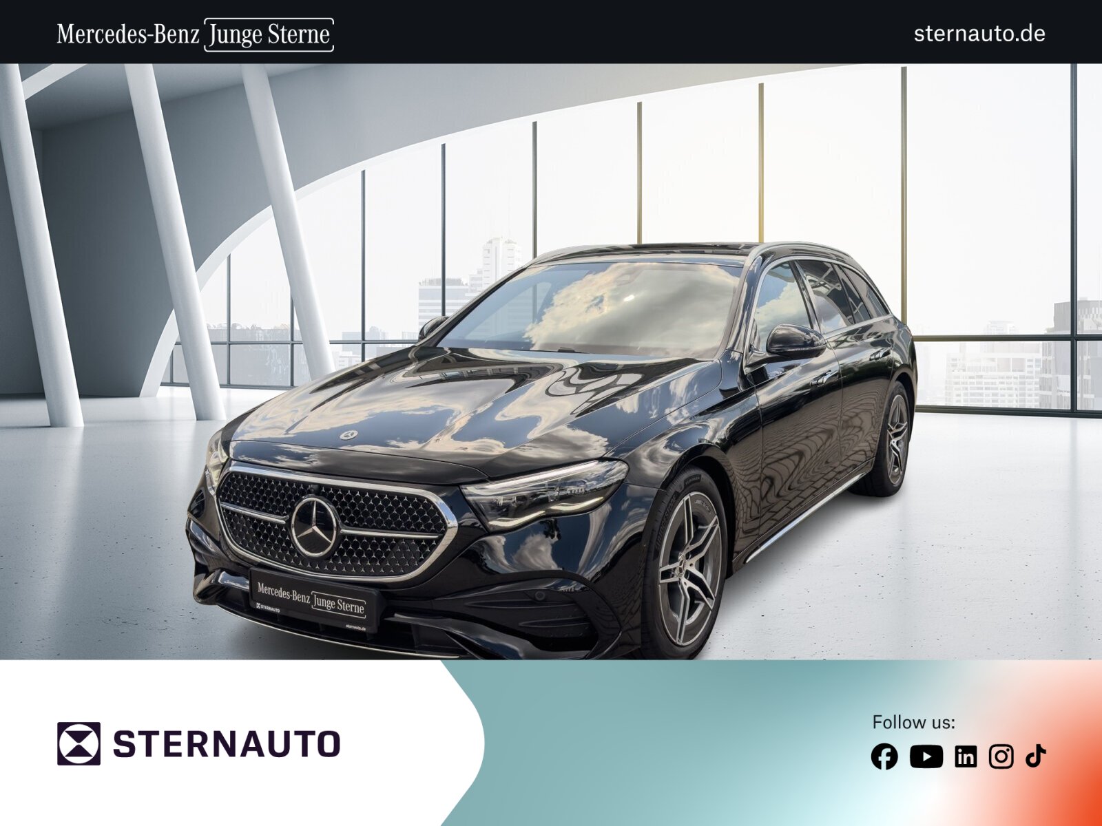 Mercedes-Benz E 200 d T-Modell AMG Distr 360 Superscreen AHK DigiLight