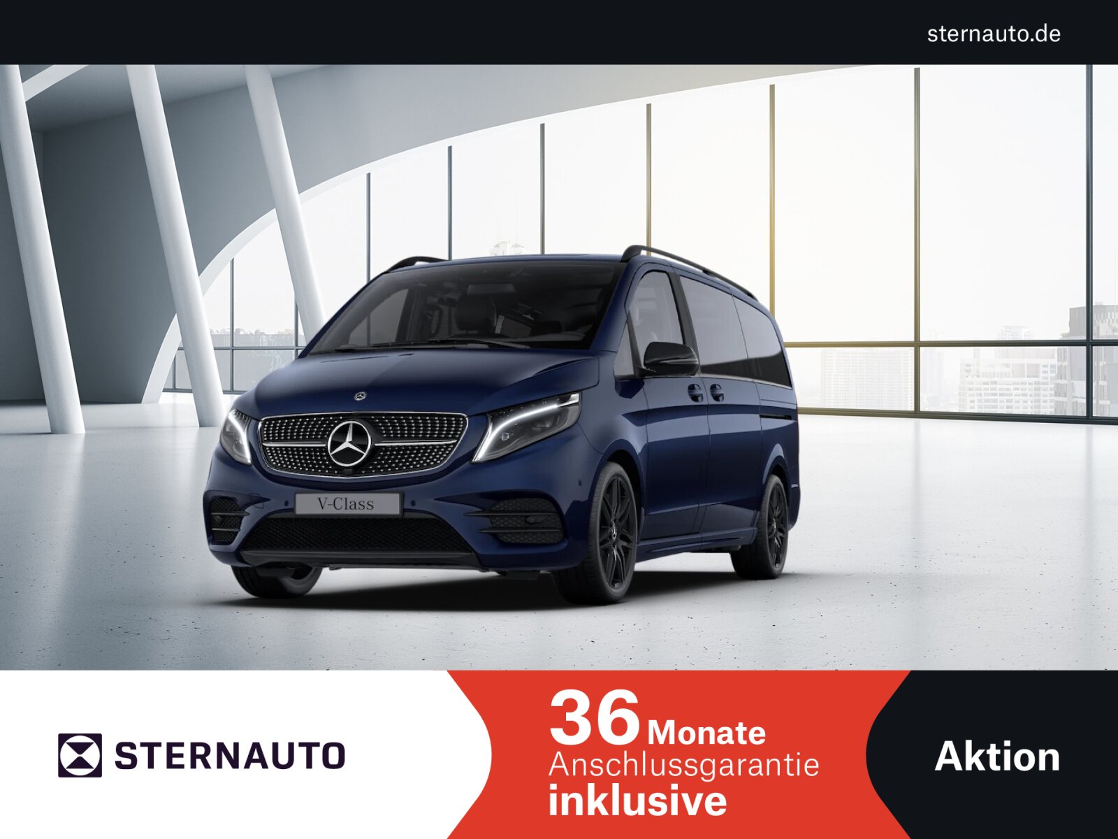 Mercedes-Benz V 300 d Avantg. AMG Line Lang AHK LED Night Burmester Kamera360
