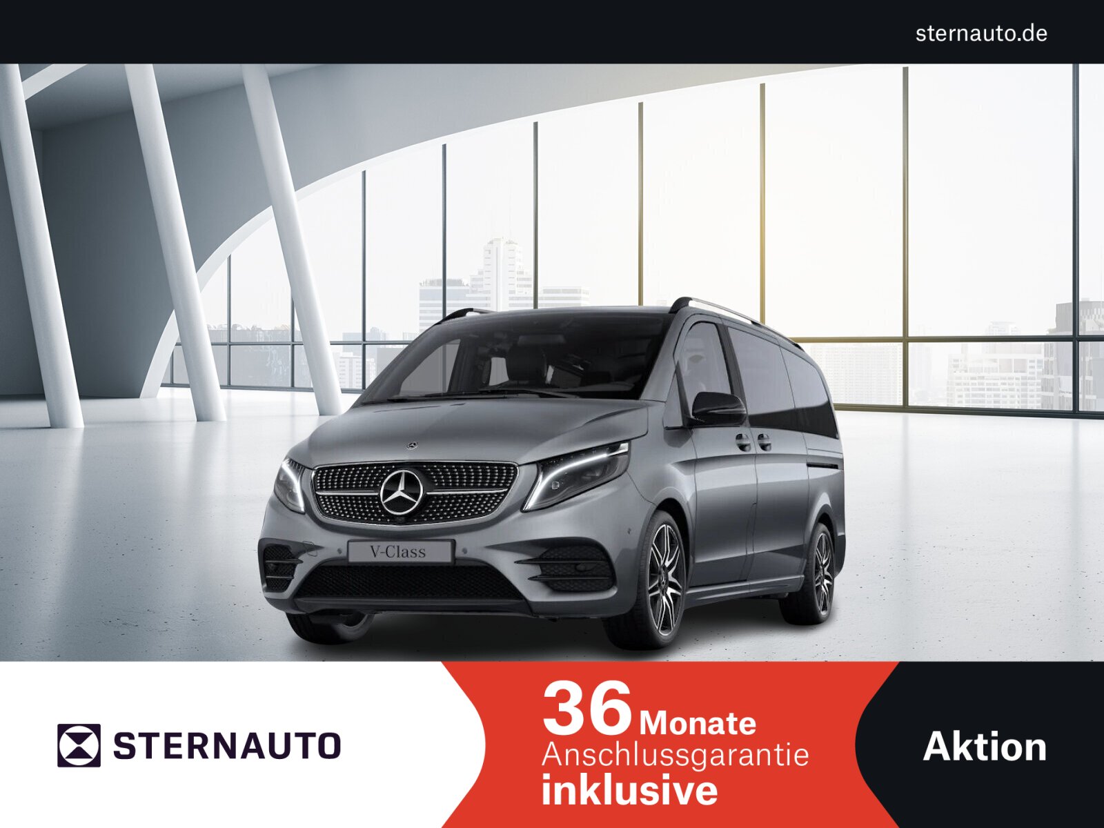 Mercedes-Benz V 300 d 4MATIC AMG Line Lang AHK LED Klima DISTR Night Liegepaket