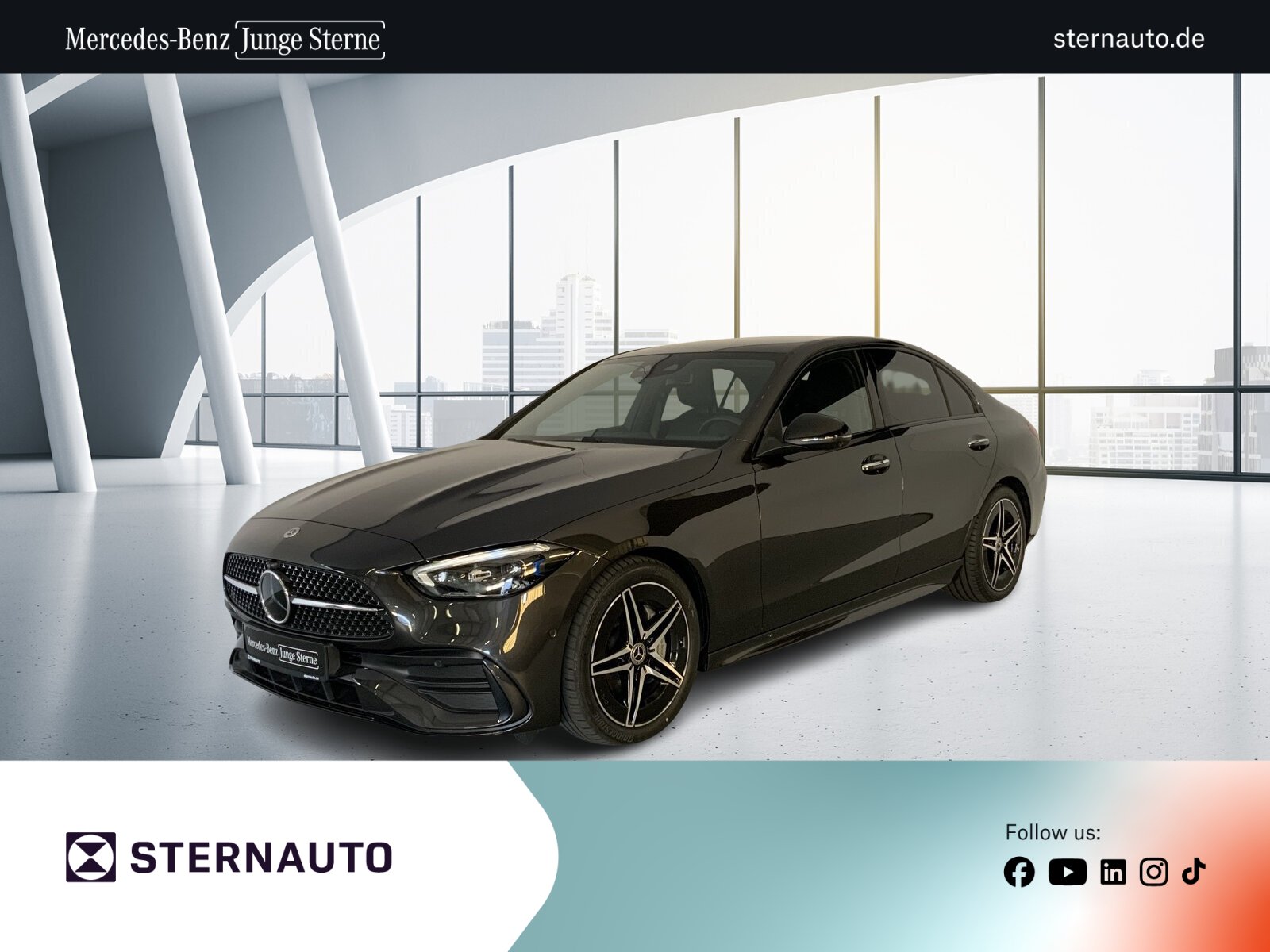 Mercedes-Benz C 220 d AMG Premium AHK Night 360°Kam Sound Burm 