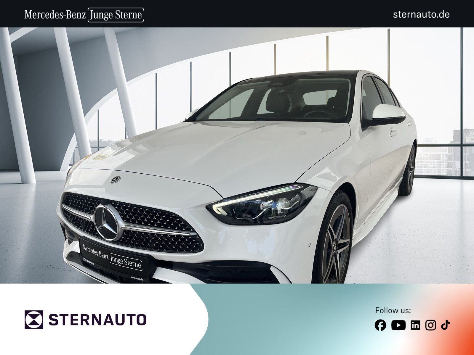 Mercedes-Benz C 200 d AMG Line/Pano.-Dach/Kamera/Memory/LED