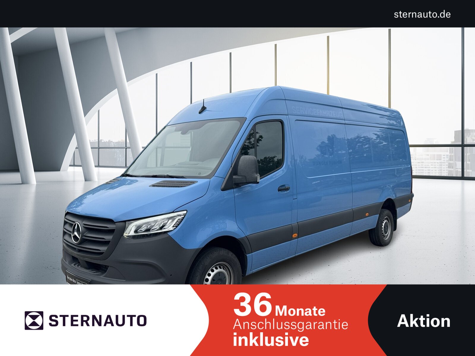 Mercedes-Benz Sprinter 319 CDI Kasten Hochdach Lang LED, 360° Kamera,Klima,Sitzhzg
