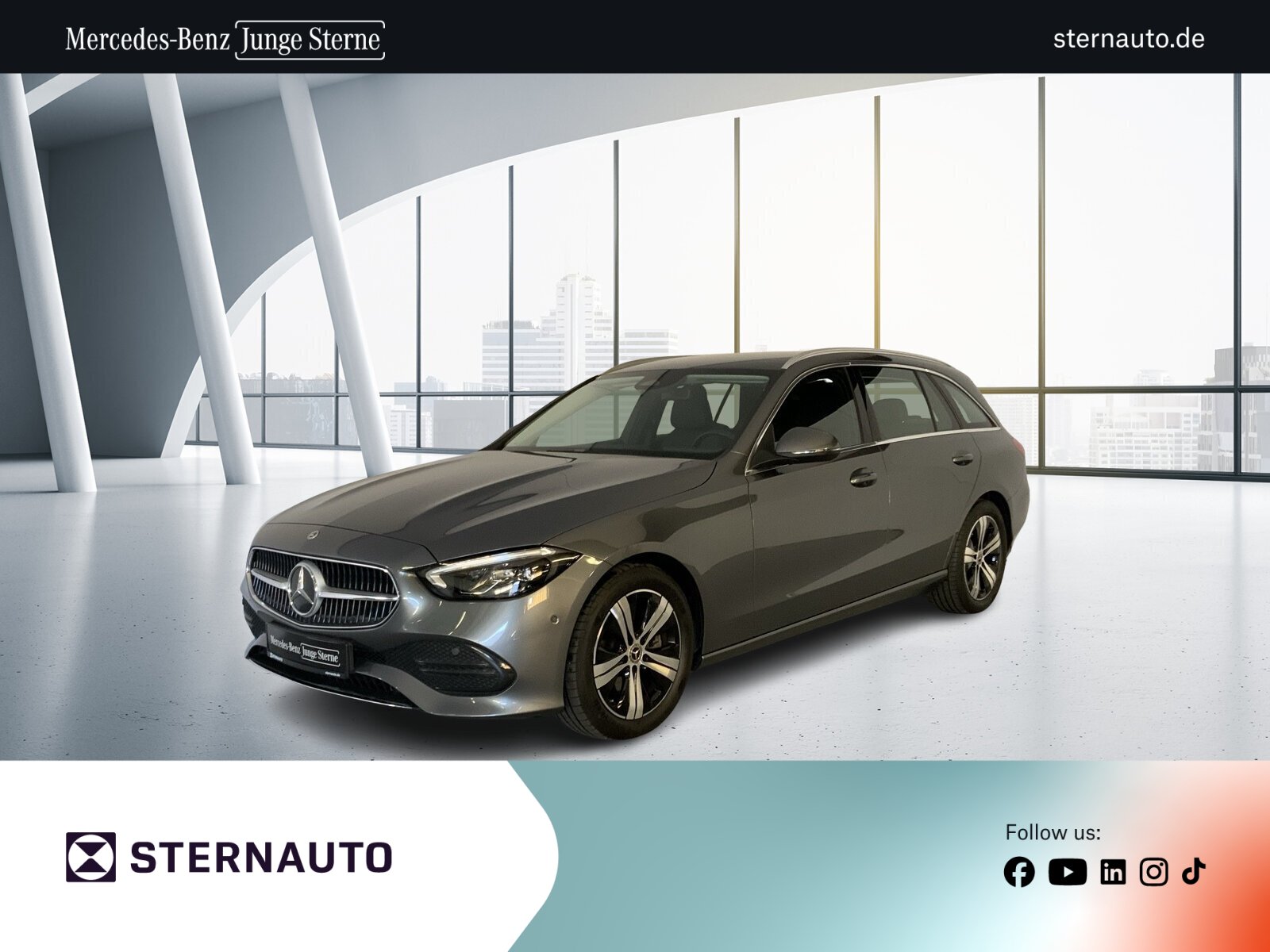 Mercedes-Benz C 200 d T Avantgarde AHK Distronic RüKam LED MBUX 