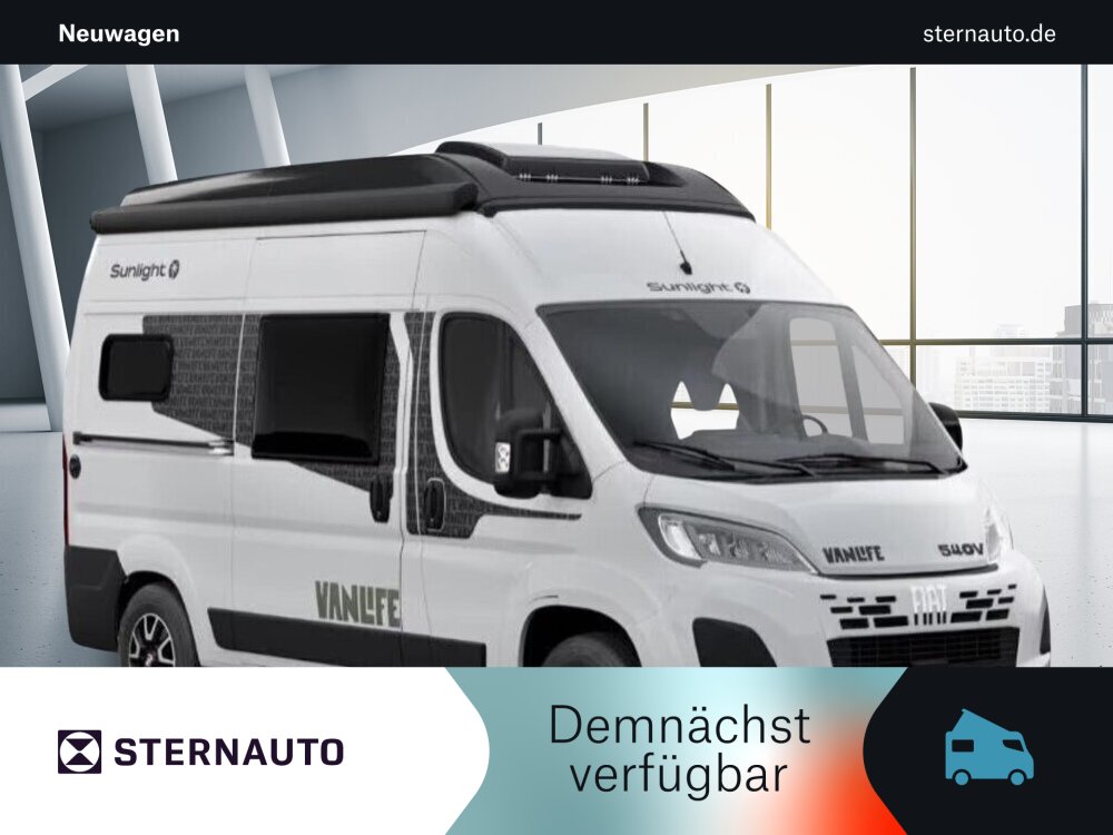 Sunlight CV540 Vanlife, Doppelsitzbank, LED, 2 x Lithium