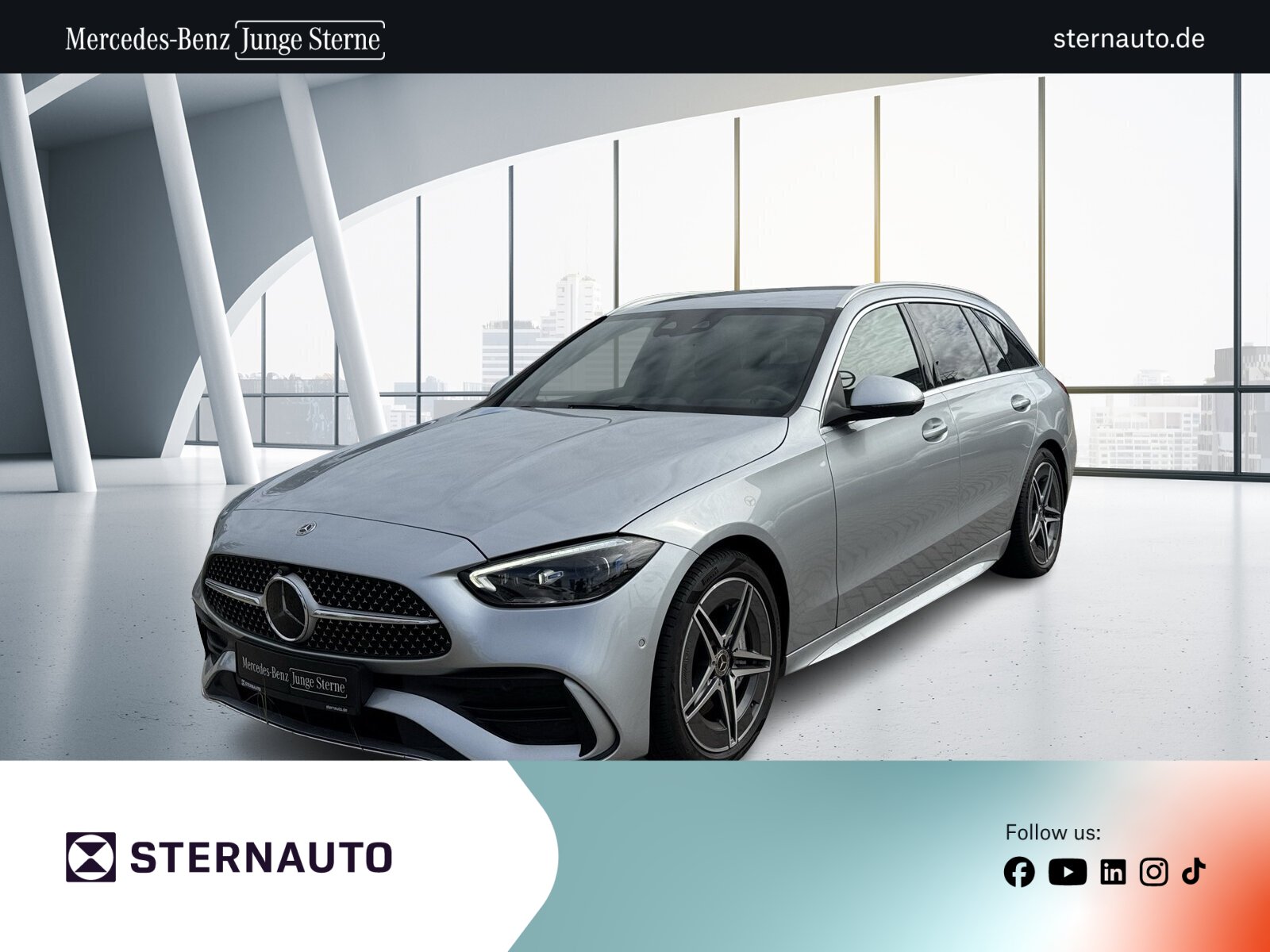 Mercedes-Benz C 220 T d AMG Distronic Standhzg Spur Digi-Light