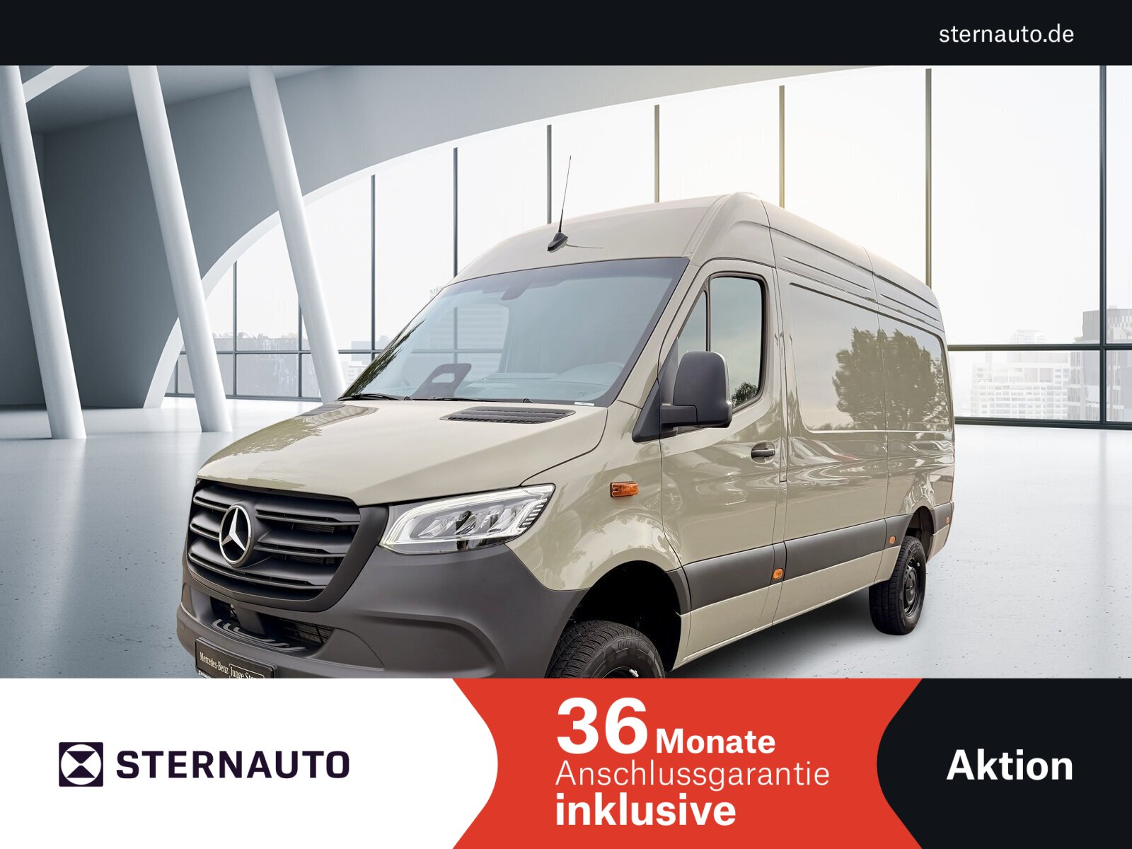 Mercedes-Benz Sprinter 319 4x4 KA L2H2 9G LED Standh MBUX AHK 