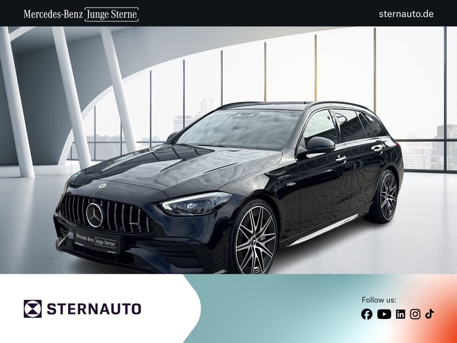 Mercedes-Benz C 43 AMG 4M T Night Pano-Dach 360°Cam HA-Lenkung