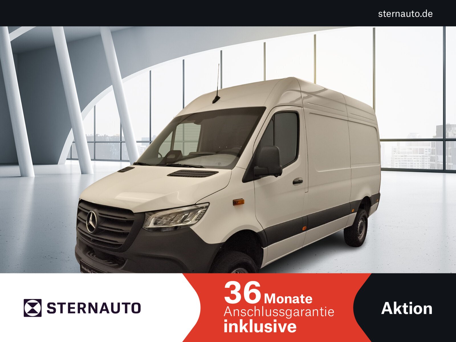 Mercedes-Benz Sprinter 319 4x4 KA HD Klima 360° LED AHK 2,8/3t