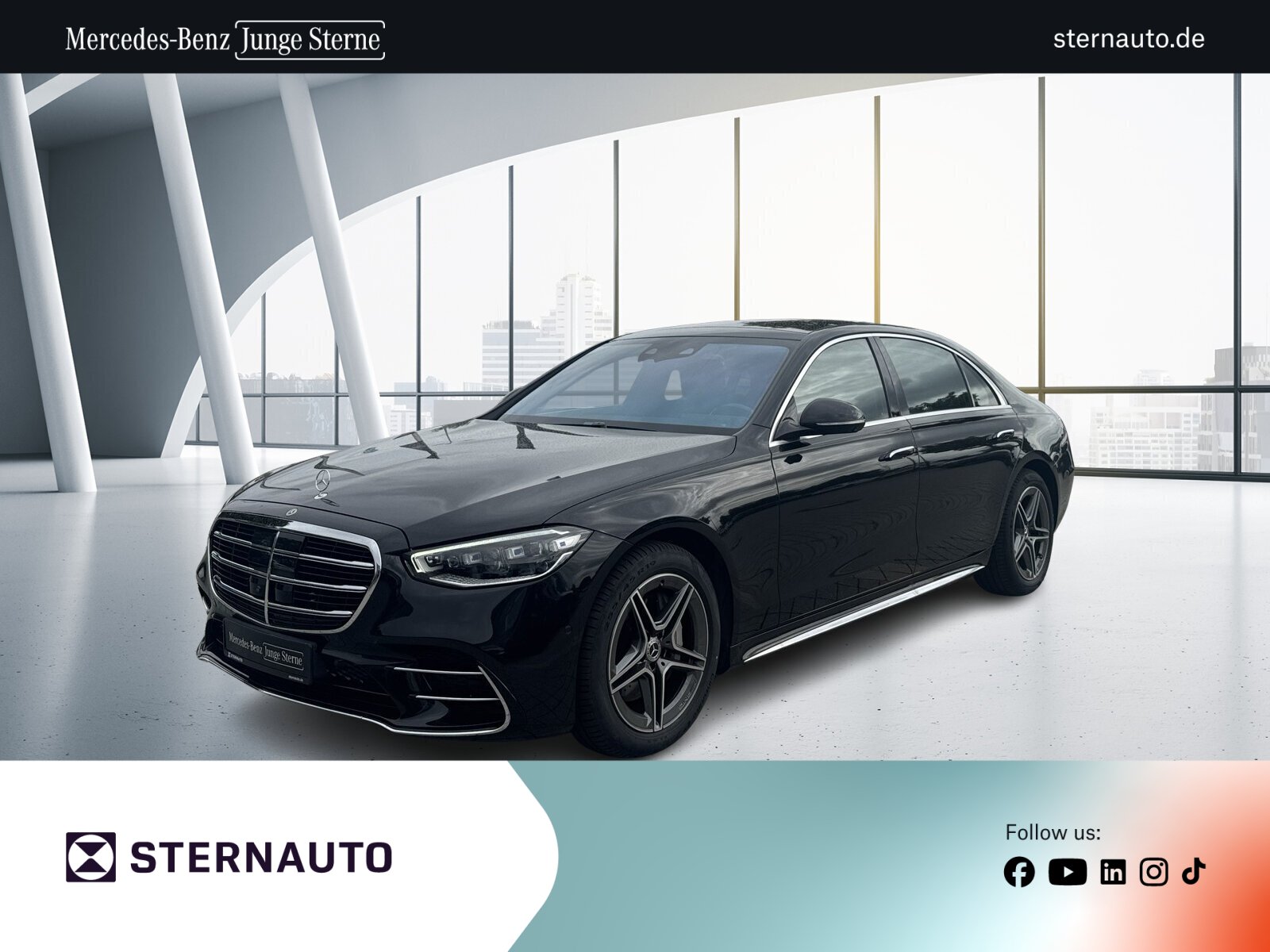 Mercedes-Benz S 350 d 4M Lang AMG PanoD Fondenter Chauffeurpak