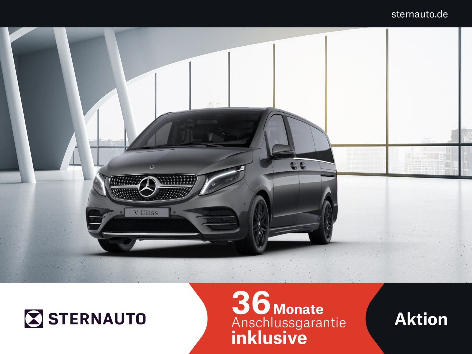 Mercedes-Benz V 300 d AMG lang Burmester DISTR LED Navi Klima Kamera 360°