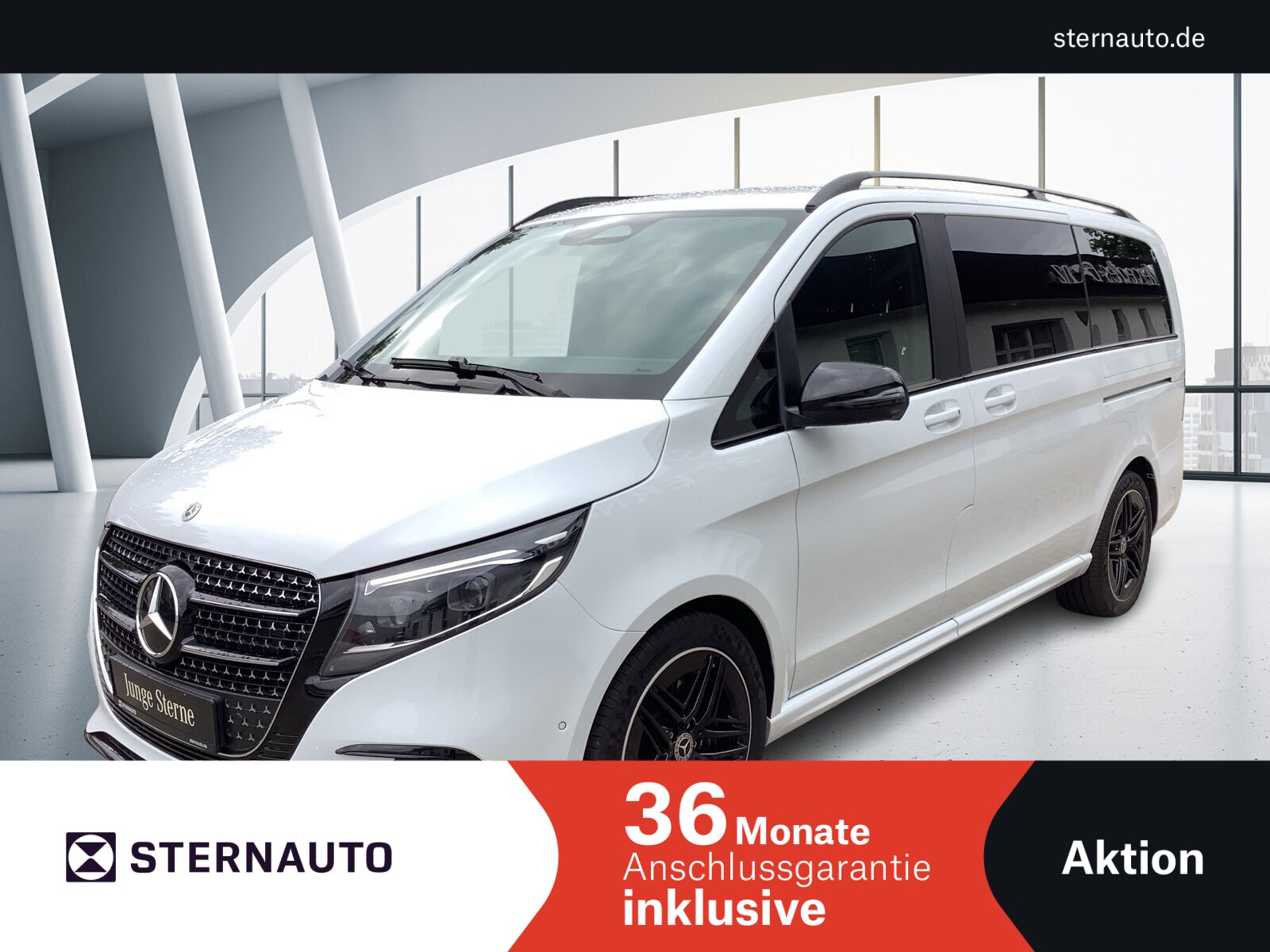 Mercedes-Benz V300d AMG lang PANO Standhzg AHK/LED/Airm/360°/Burmest/DISTR