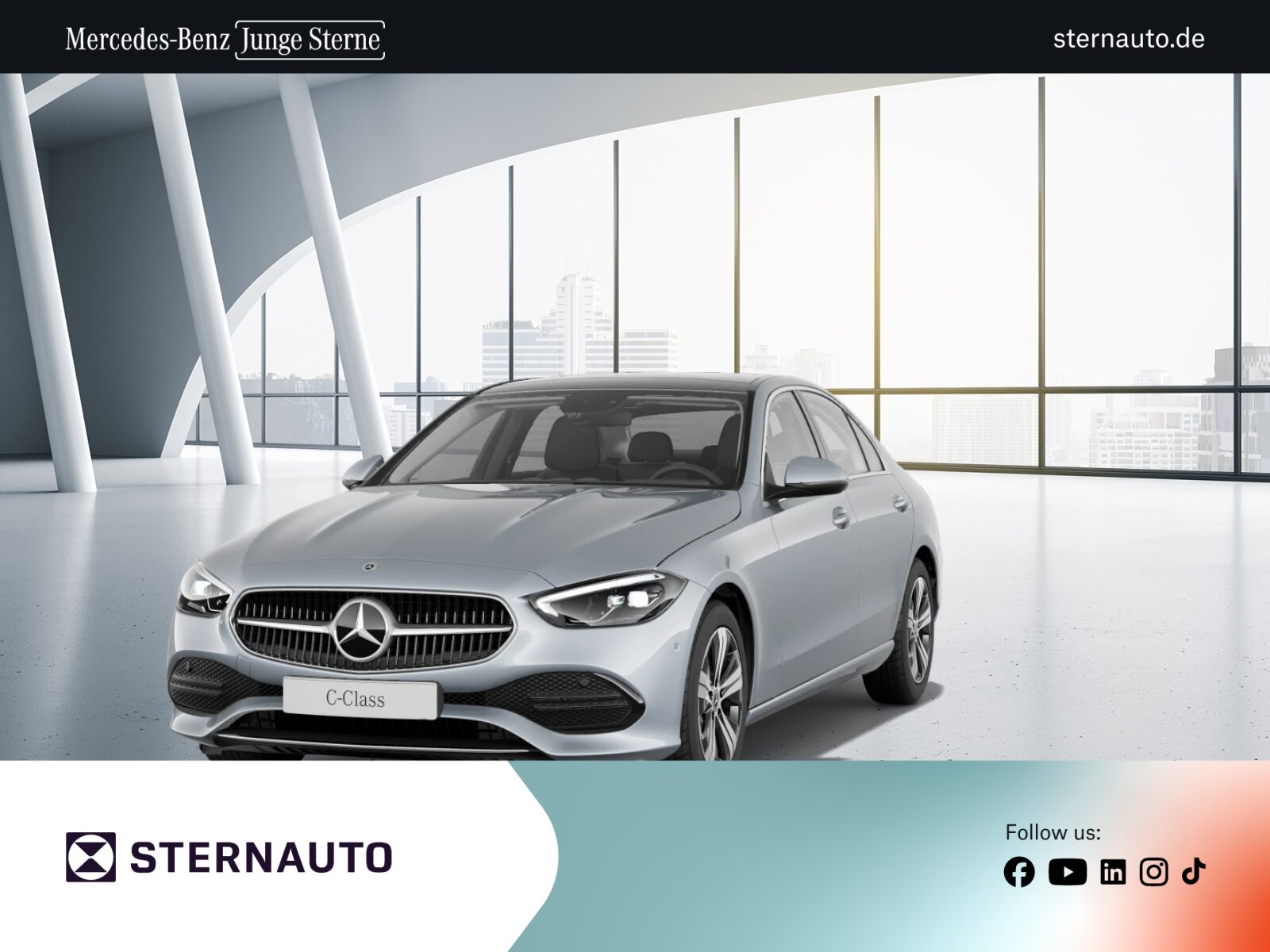 Mercedes-Benz C 200 d AVA Adv Plus Pano RüCam LED Spur WinterP