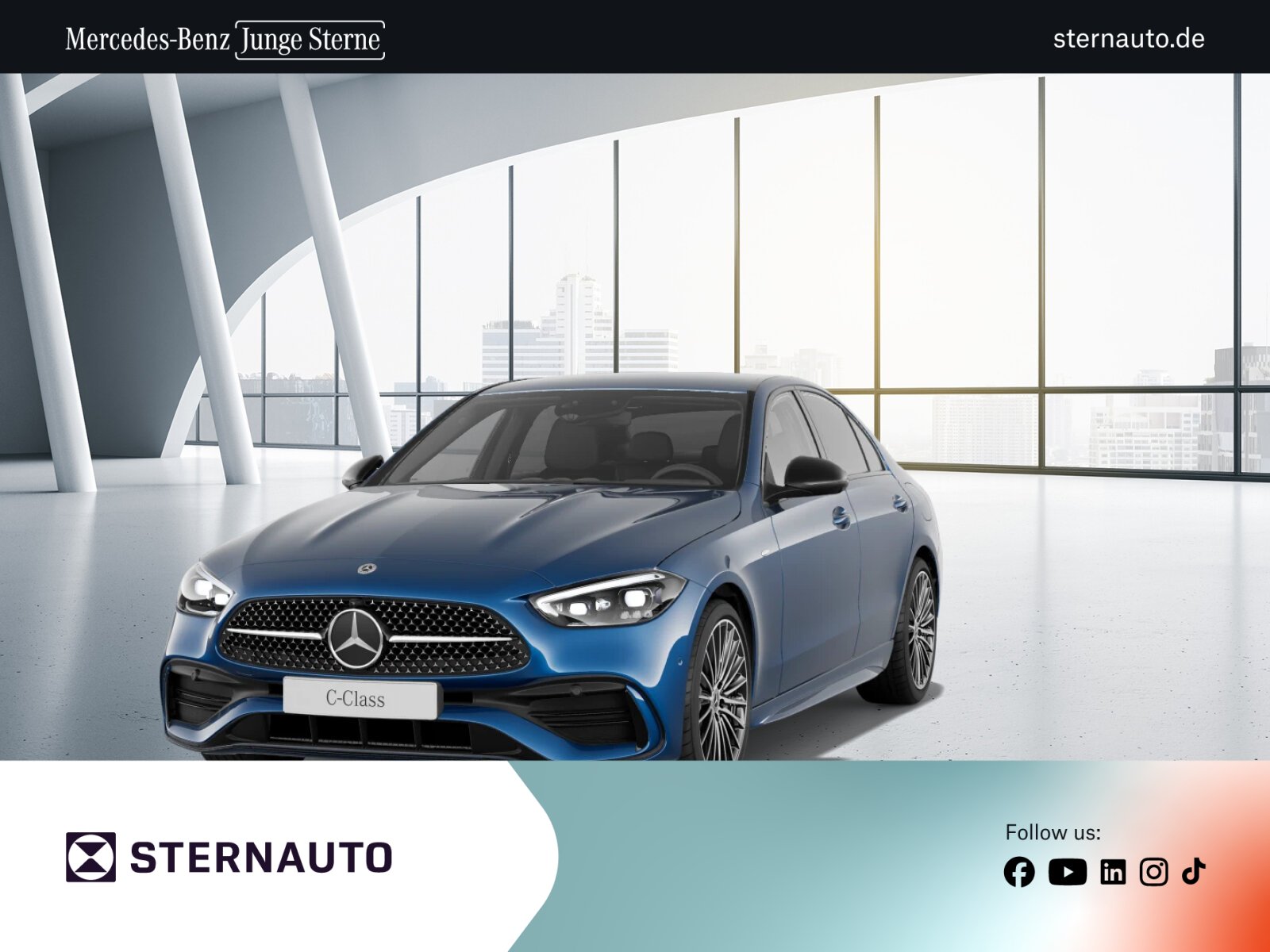 Mercedes-Benz C 300 de AMG Distr DigiLight 360 Ca Night Burm3D