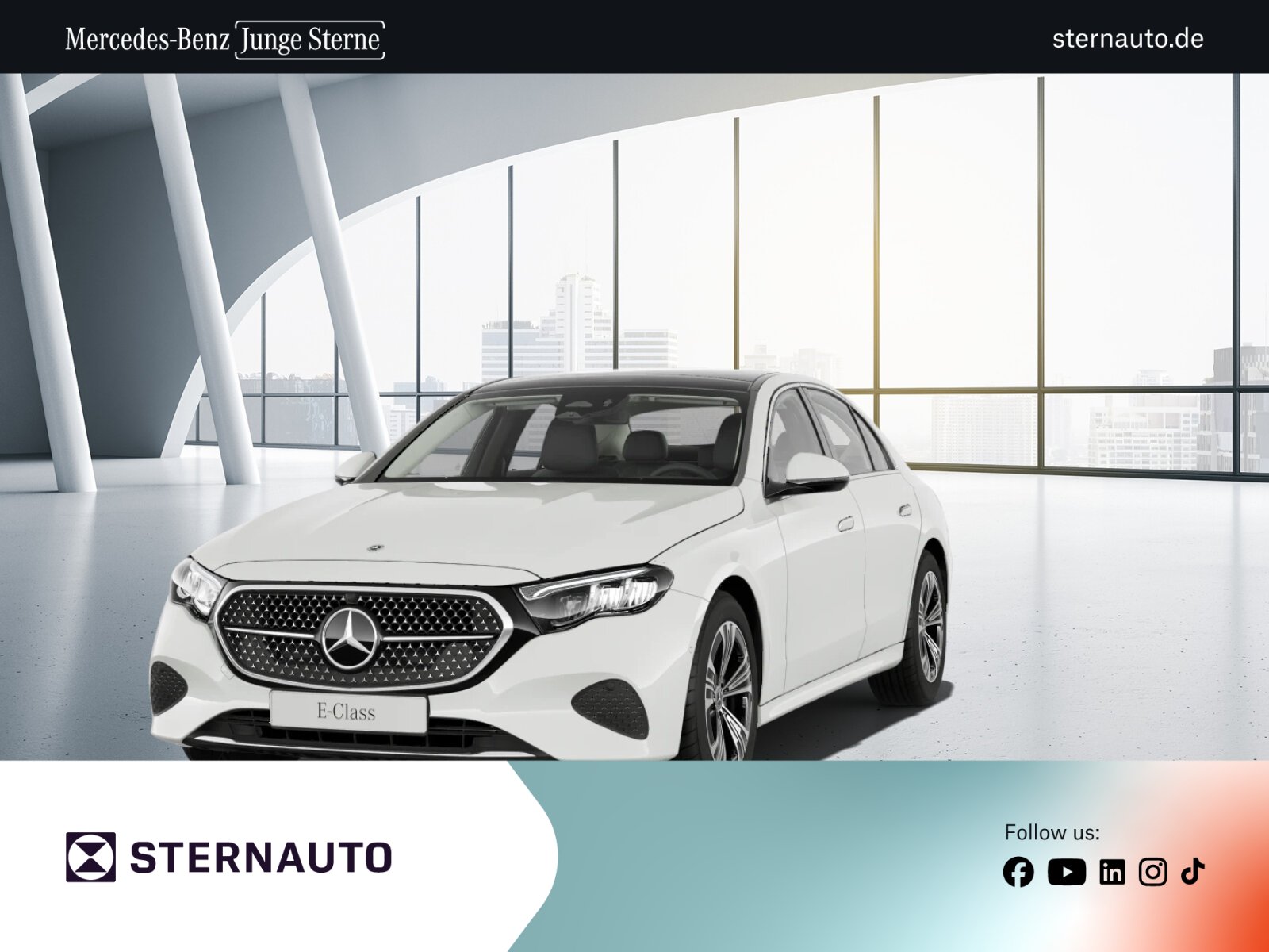 Mercedes-Benz E 220 d Ava Distr Pano MBUX Prem WinterP LED Spur