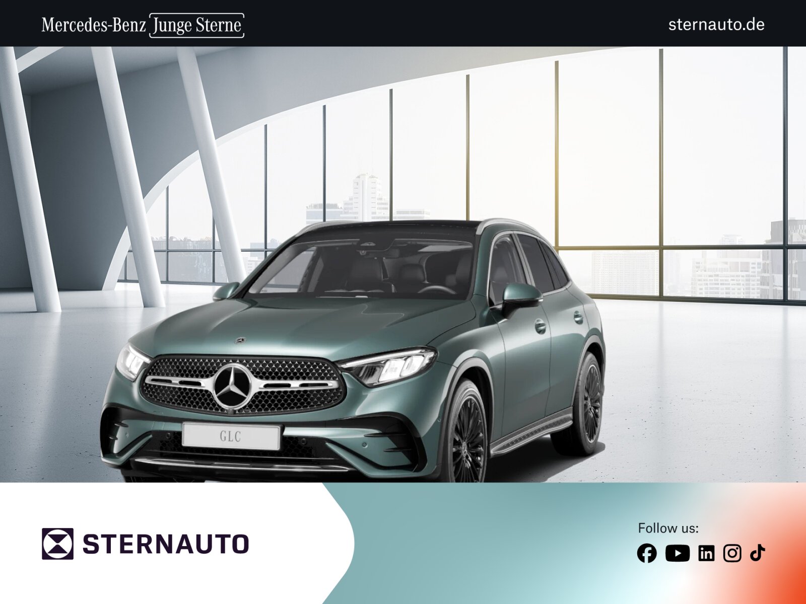 Mercedes-Benz GLC 200 4M AMG Standh RüCam AHK Burm Pano LED 20 Zoll