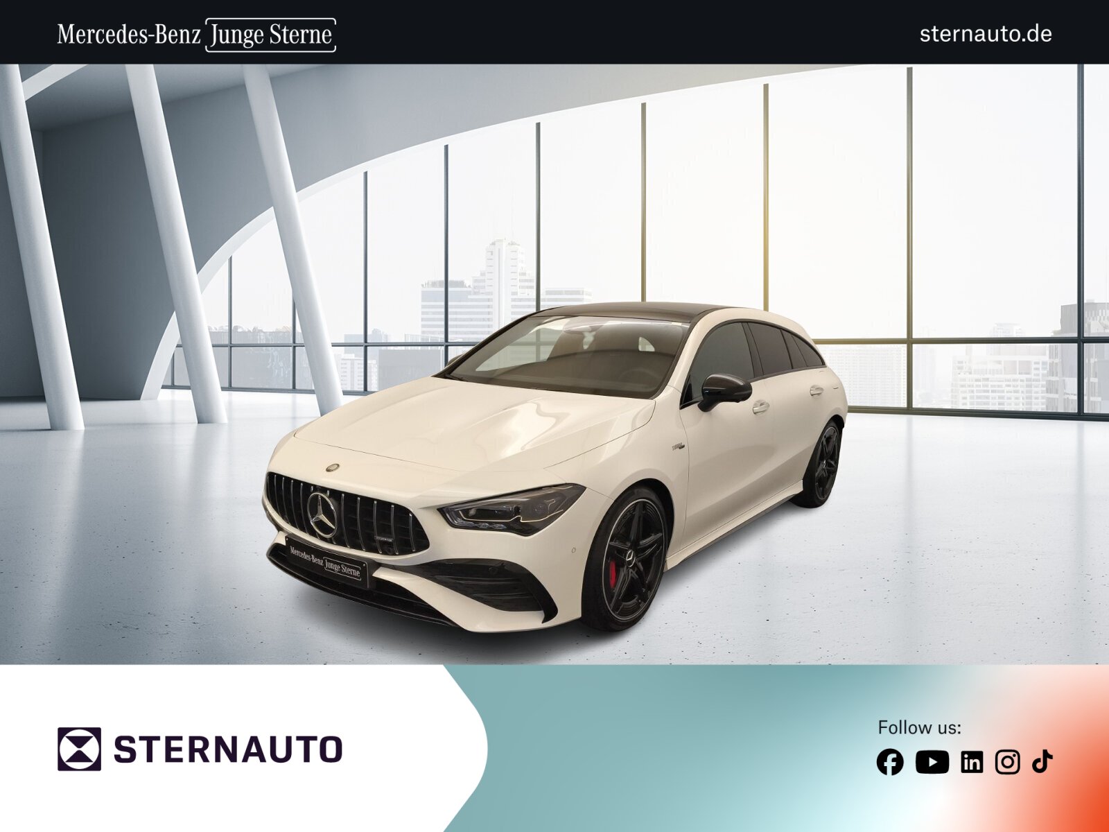 Mercedes-Benz CLA 35 4M AMG Night Pano-D 360°Cam AHK MultiBeam