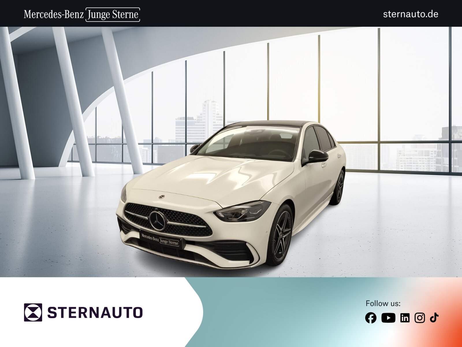 Mercedes-Benz C 180 AMG Pano DISTRONIC Night WinterPak Sound 
