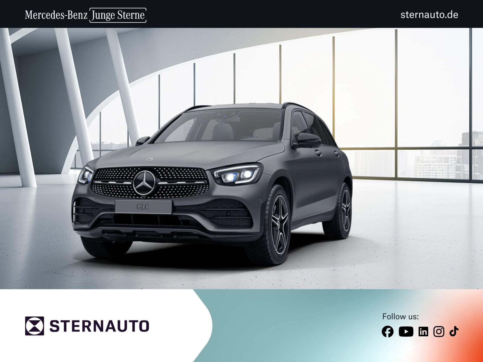 Mercedes-Benz GLC 300 de 4M AMG Night 360°Cam Distro AHK Airma