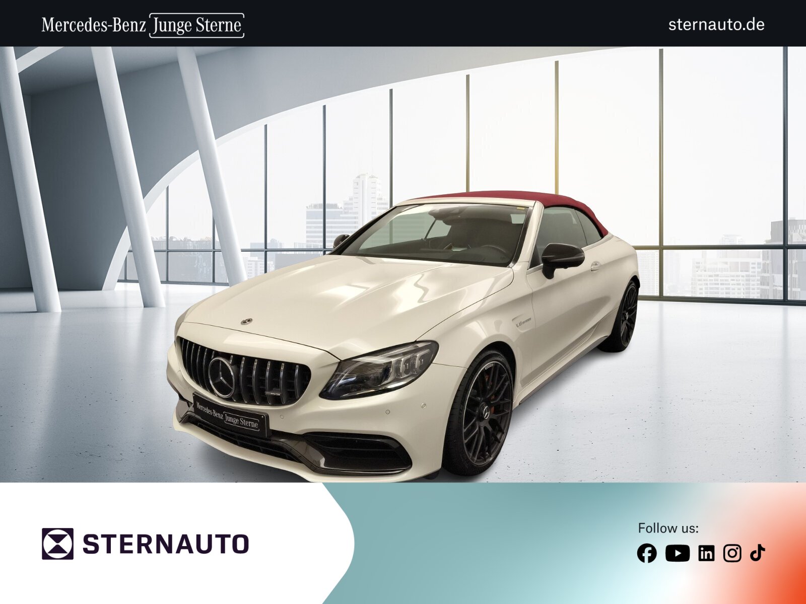 Mercedes-Benz C 63 S AMG Cabrio MultiBeam Night DriversP 360Ca