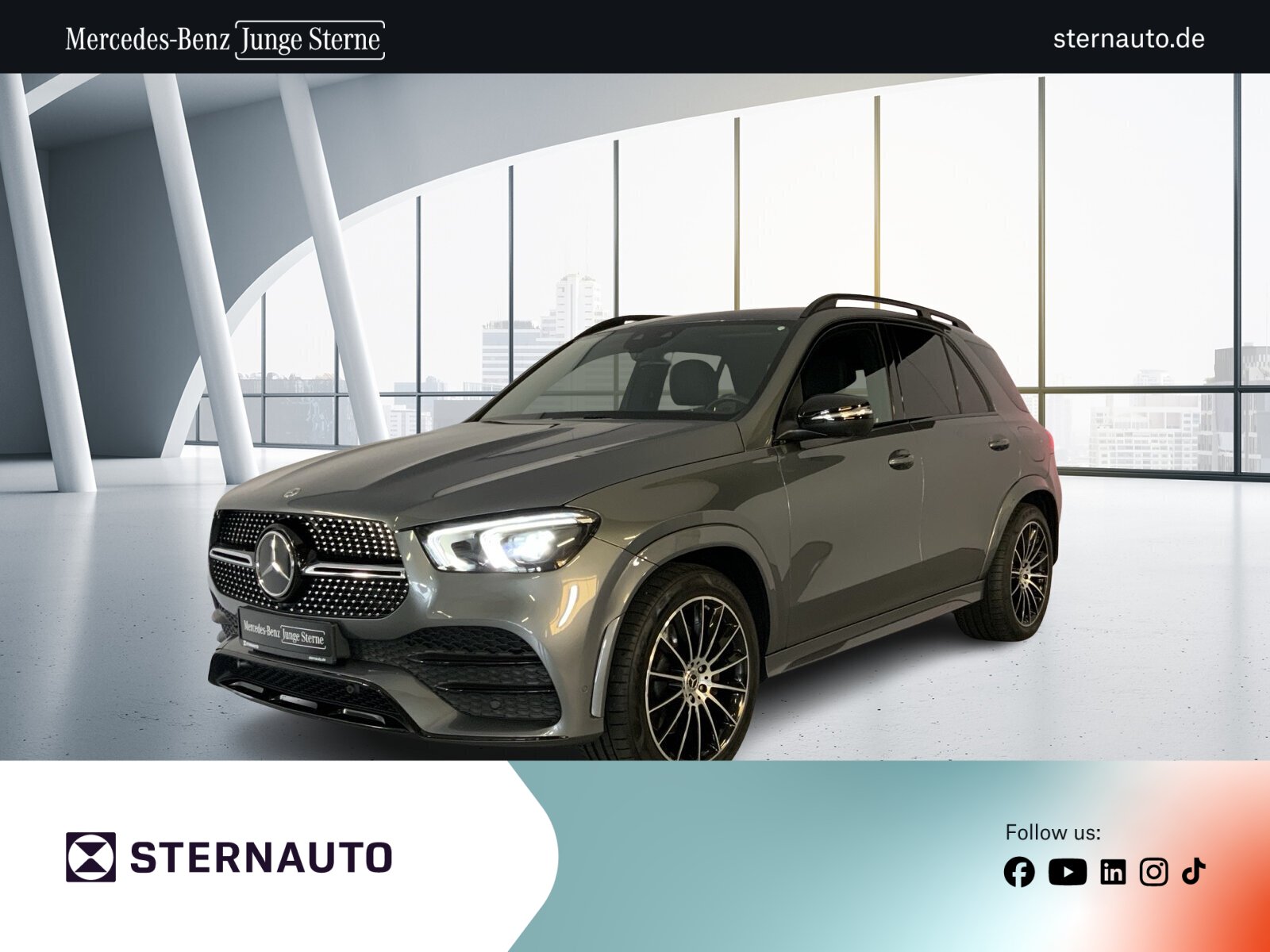 Mercedes-Benz GLE 350 de 4M AMG Night Burm3D AHK DISTRONIC +++ 