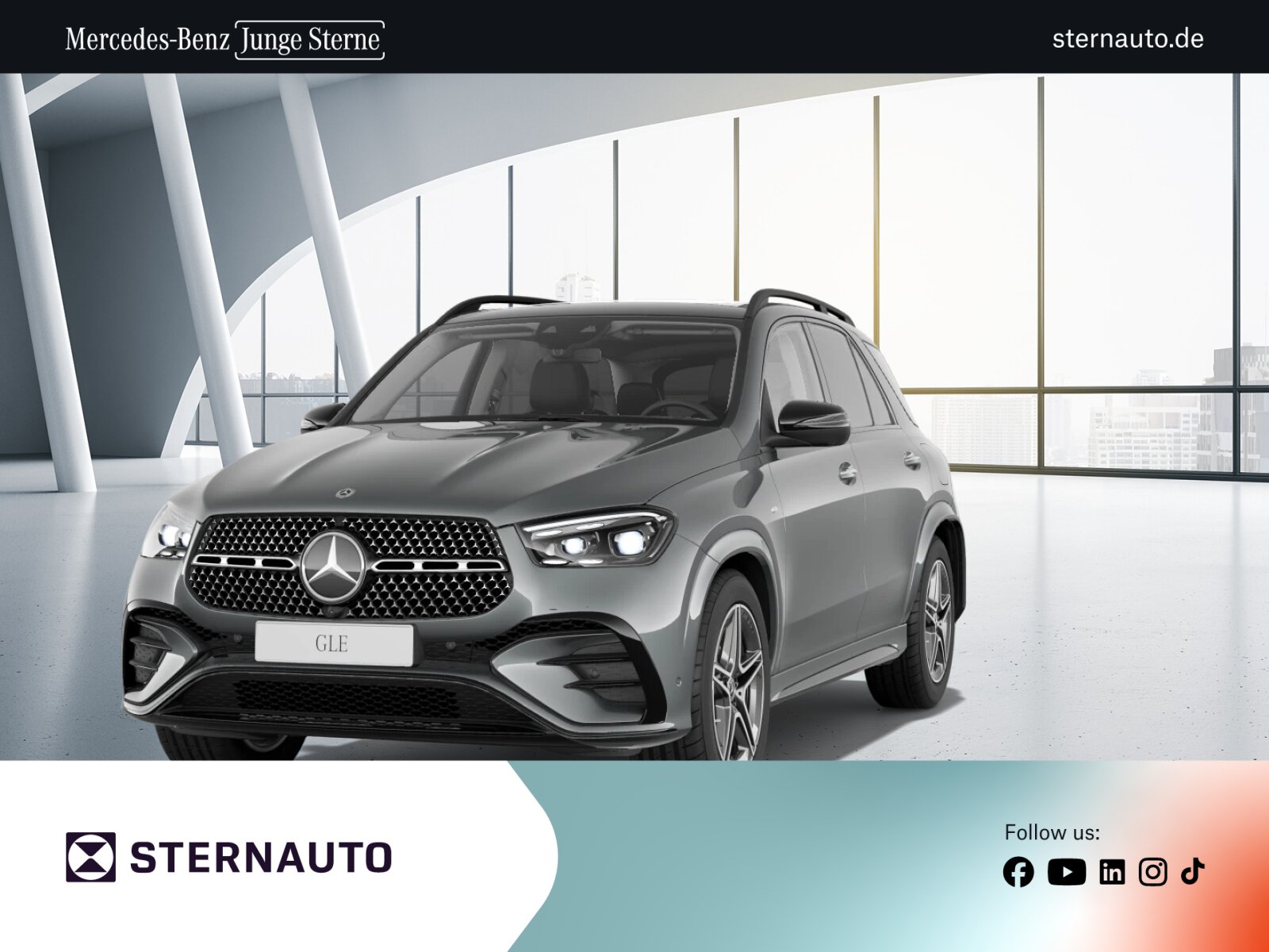 Mercedes-Benz GLE 350 de 4M AMG Pano Distr Multibeam AHK Burm HUD