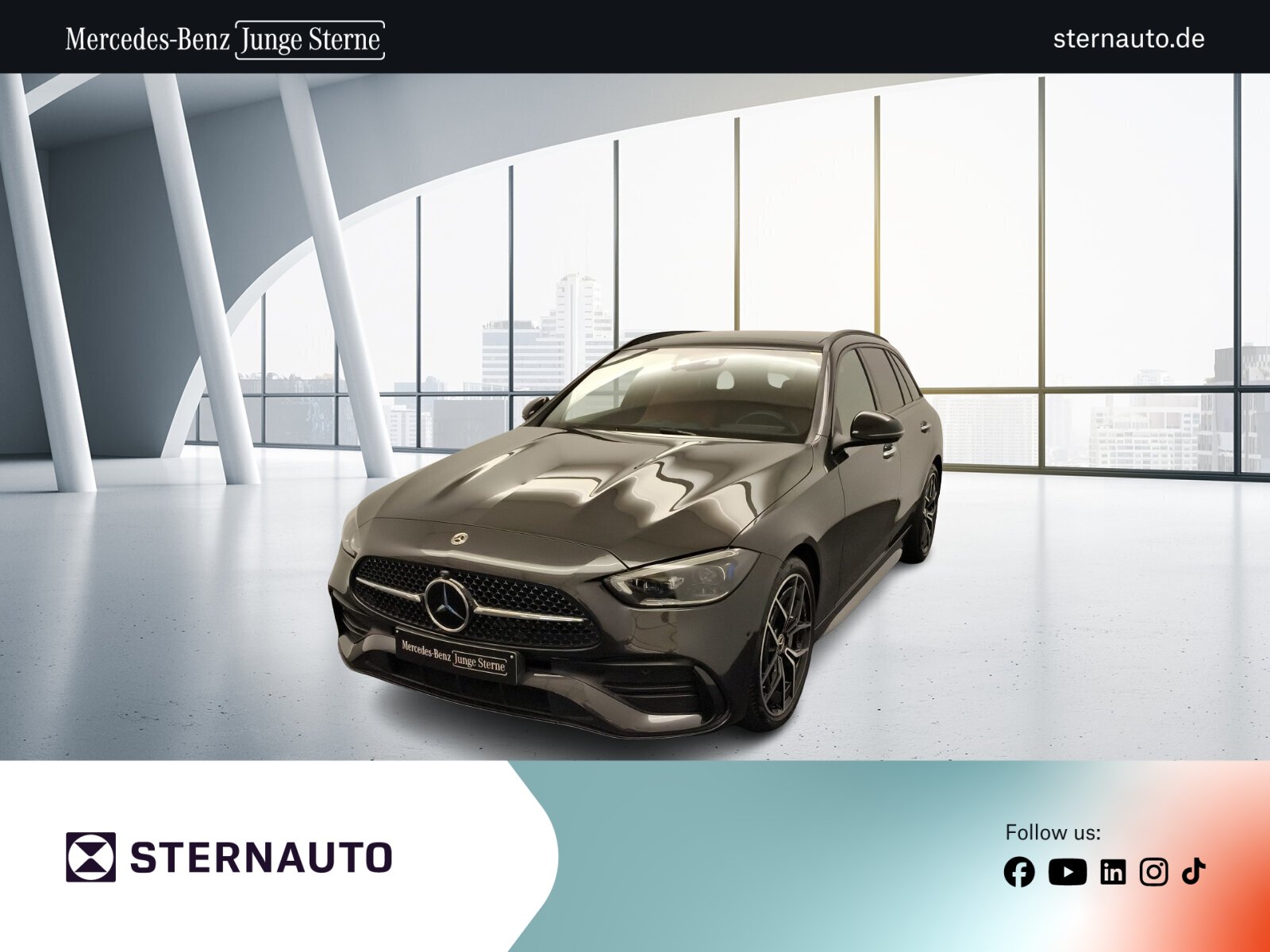 Mercedes-Benz C 200dT AMG Premium+ Pano Night Distro Burm AHK