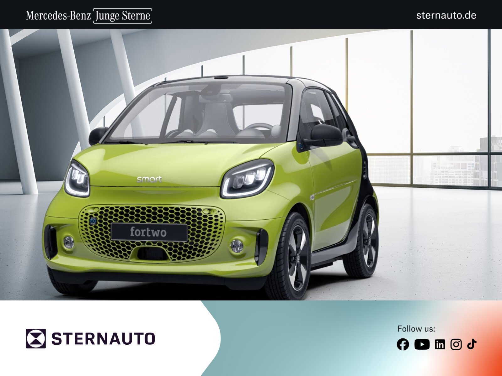 smart EQ passion Cabrio 22 KW Lader LED RüKa Ladekabel