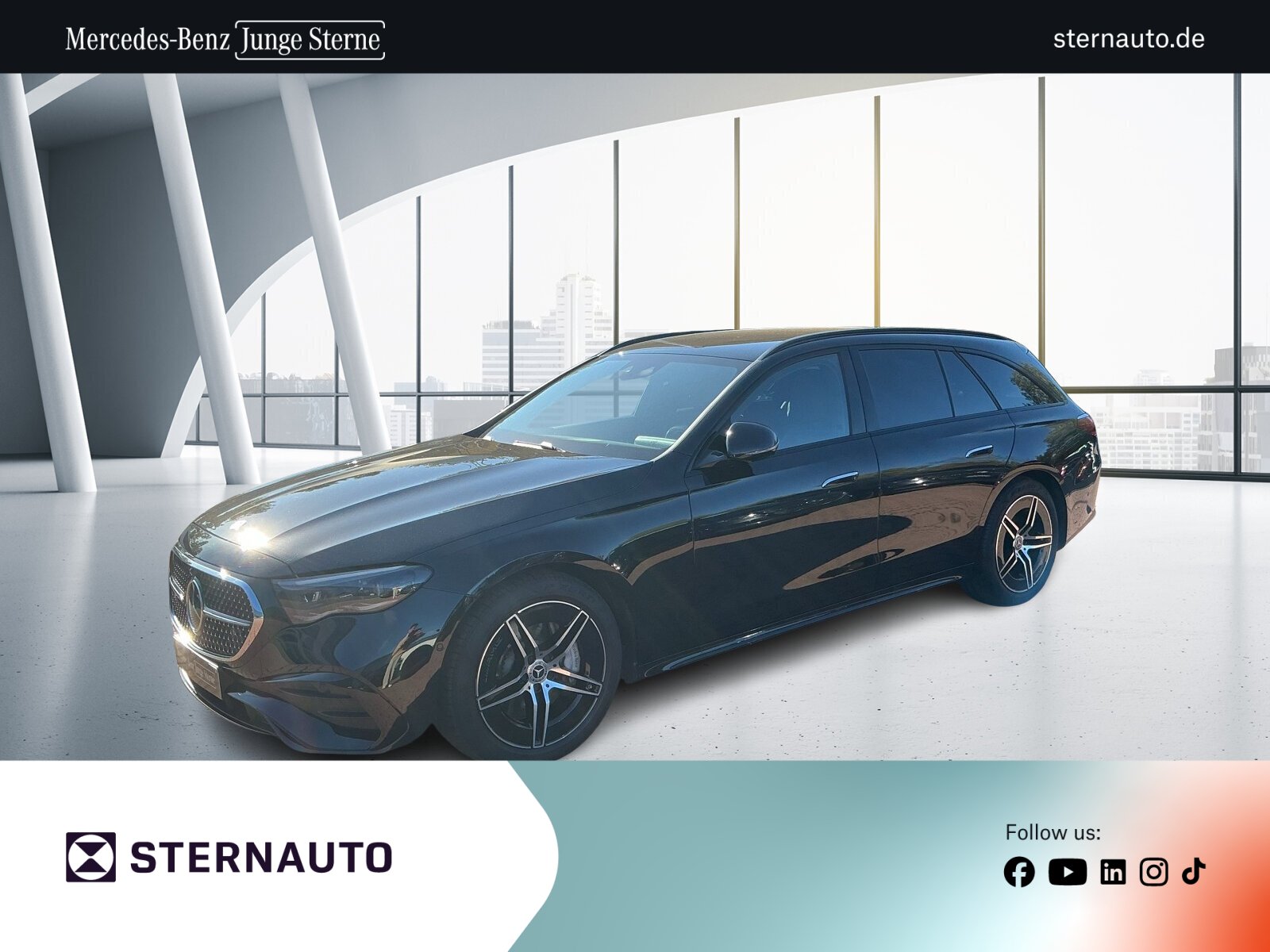 Mercedes-Benz E 220 d T AMG DistroPlus 360kam Memo Digital AHK