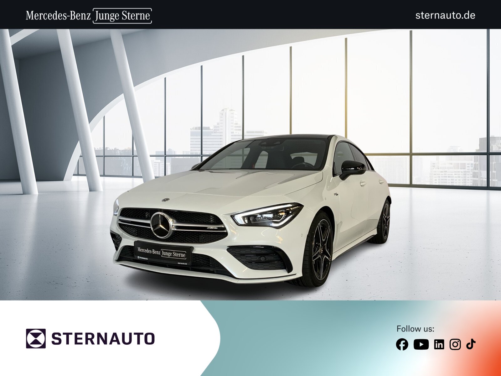 Mercedes-Benz CLA 35 4M AMG Coupé MultibeamLED Pano Night AHK 