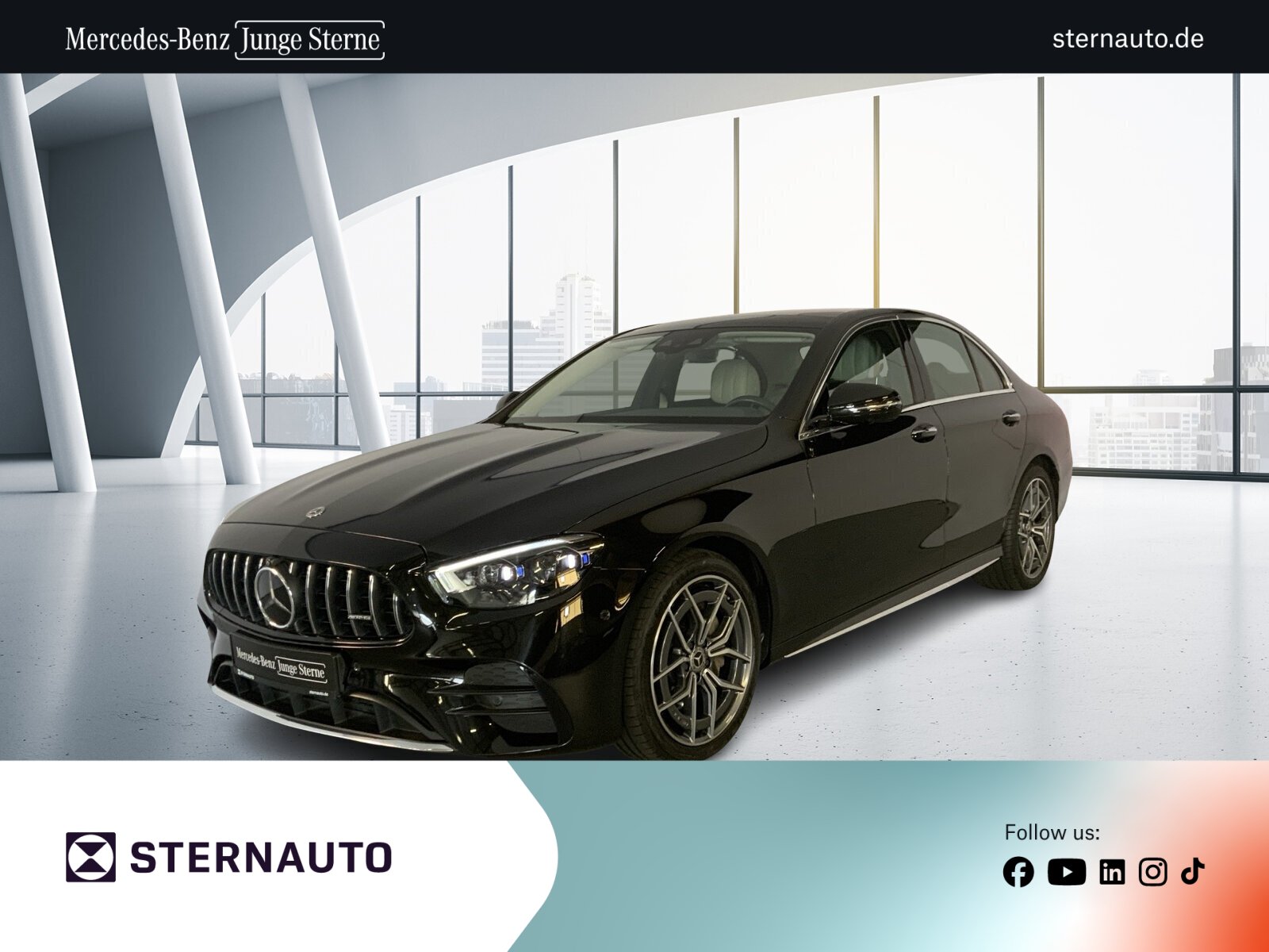 Mercedes-Benz E 300 d 4M AMG Pano Multibeam LED Distronic+ 360 