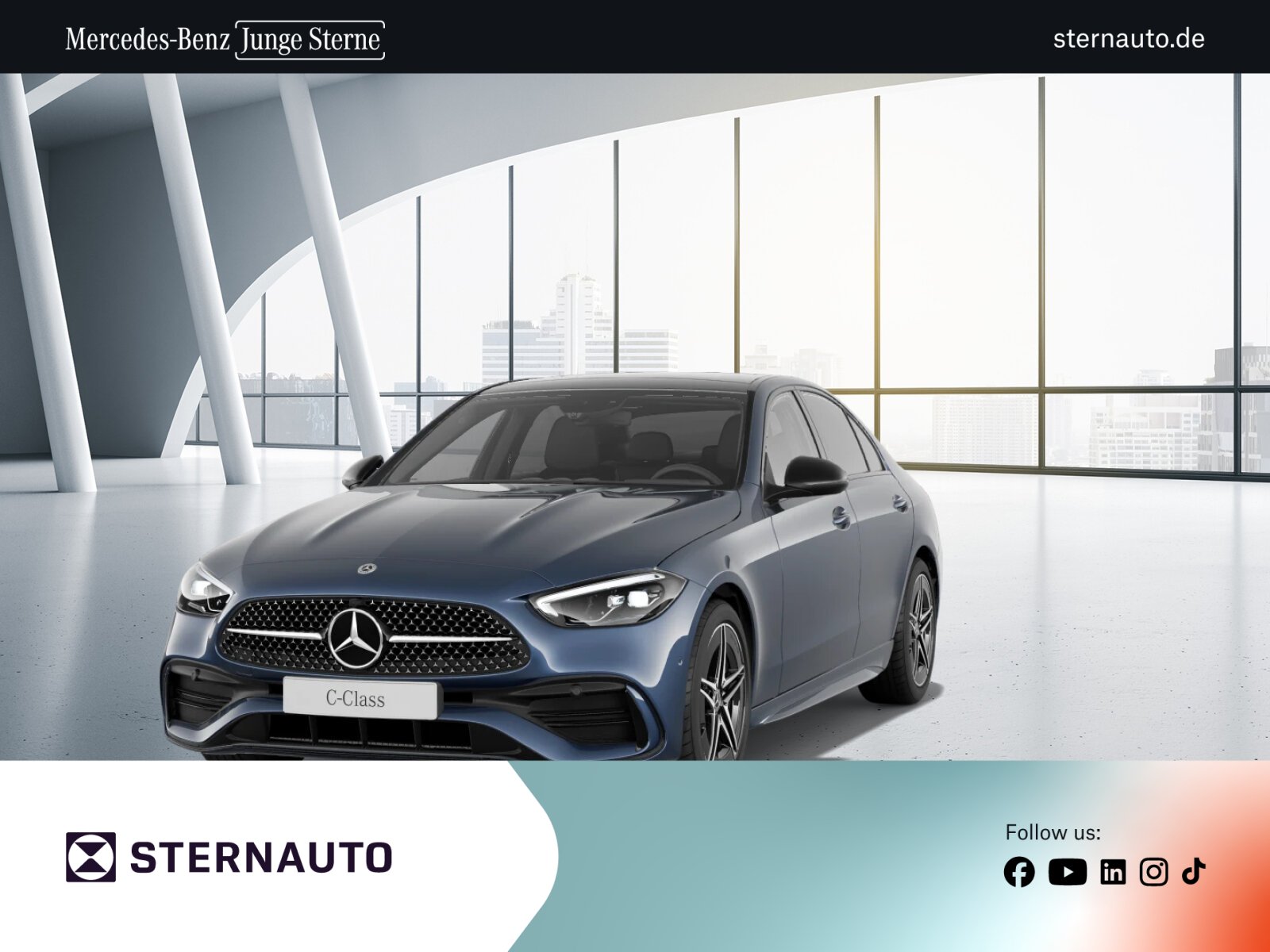 Mercedes-Benz C 180 AMG Pano Night WinterPak Burm3D DISTRONIC 