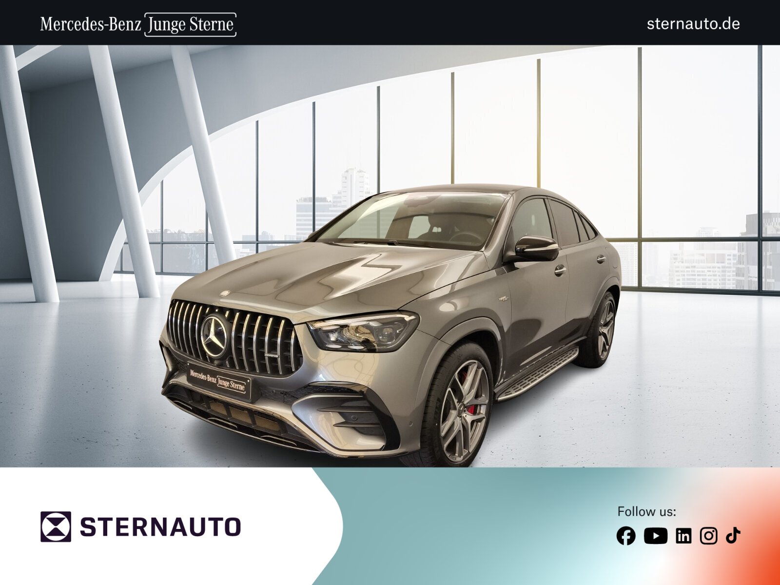 Mercedes-Benz GLE 53 HYBRID 4M Cp. Pano Multibeam Burm AHK HUD