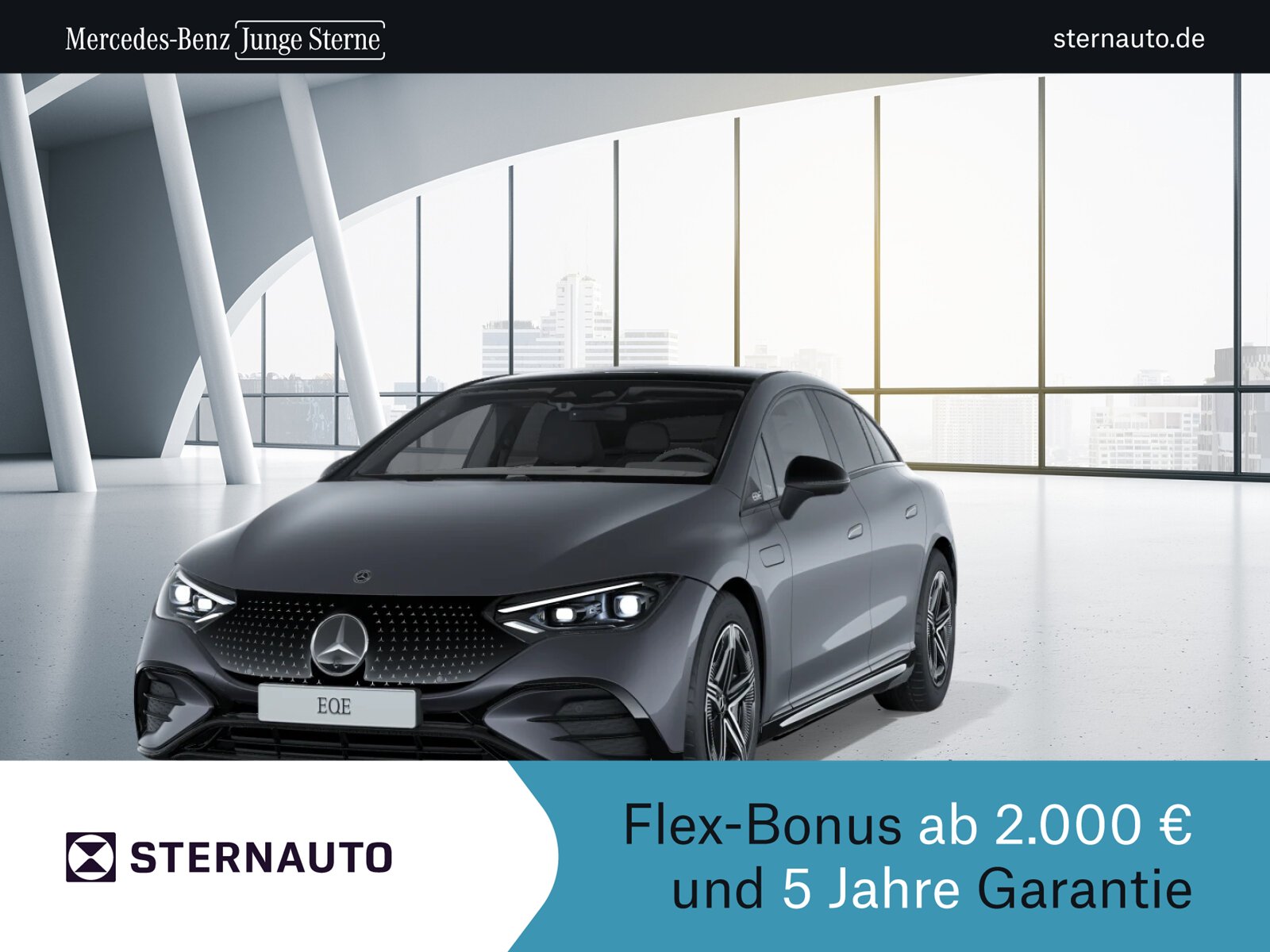 Mercedes-Benz EQE 350 4M AMG Pano DISTRO 360° Night Burm HUD++