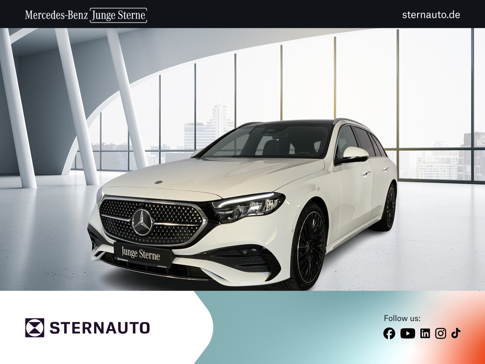 Mercedes-Benz E 220 d 4M T AMG Pano AHK Burmester4D DISTRONIC