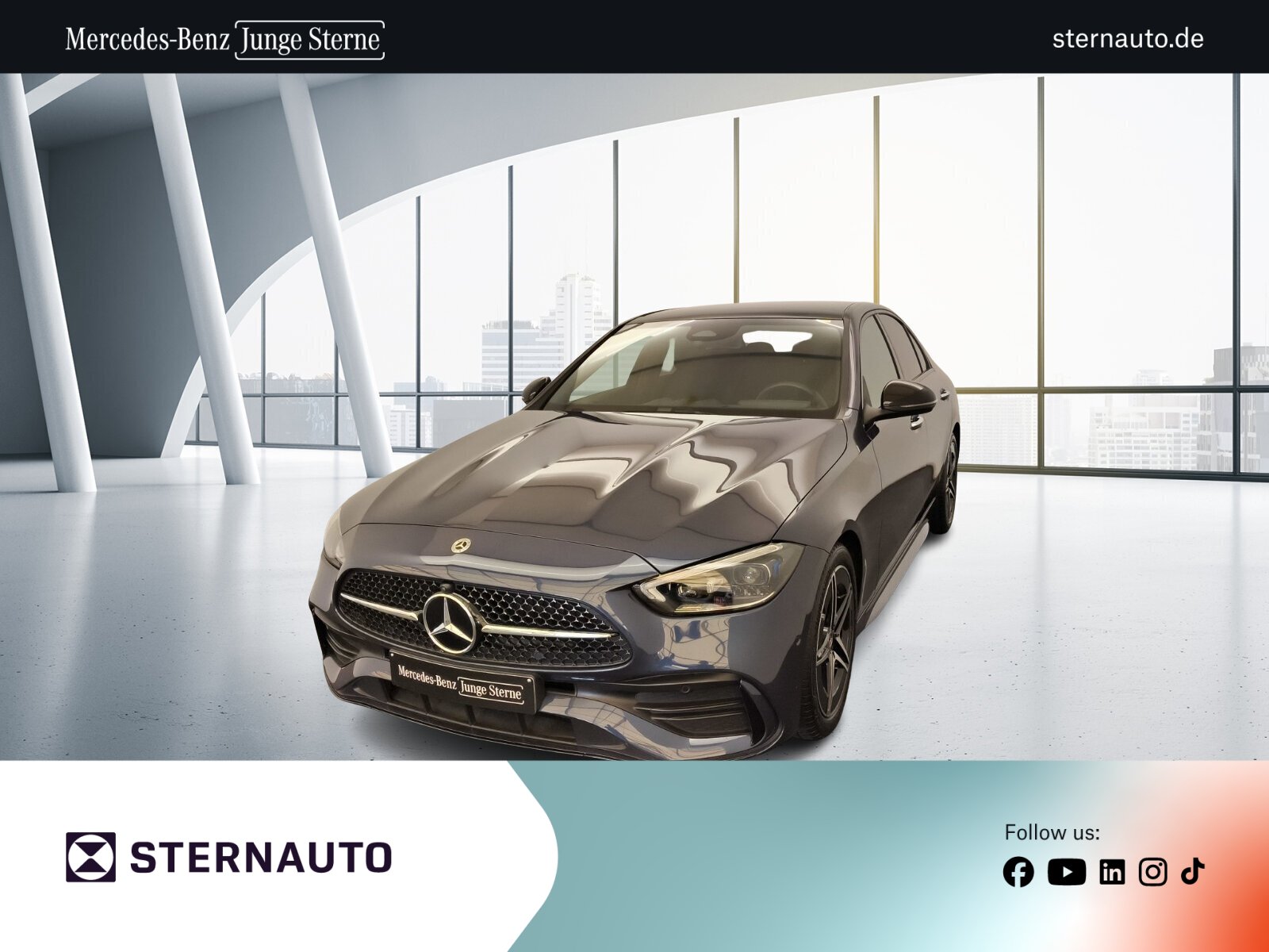 Mercedes-Benz C 300 d AMG Night Pano Park- Spur Assist 360°Cam